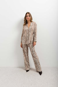 PANTALONS À IMPRIMÉS ANIMALIERS