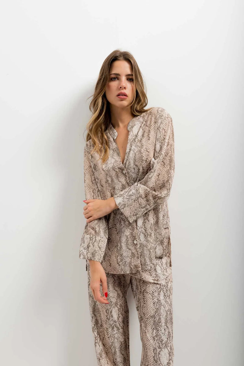 PANTALONS À IMPRIMÉS ANIMALIERS