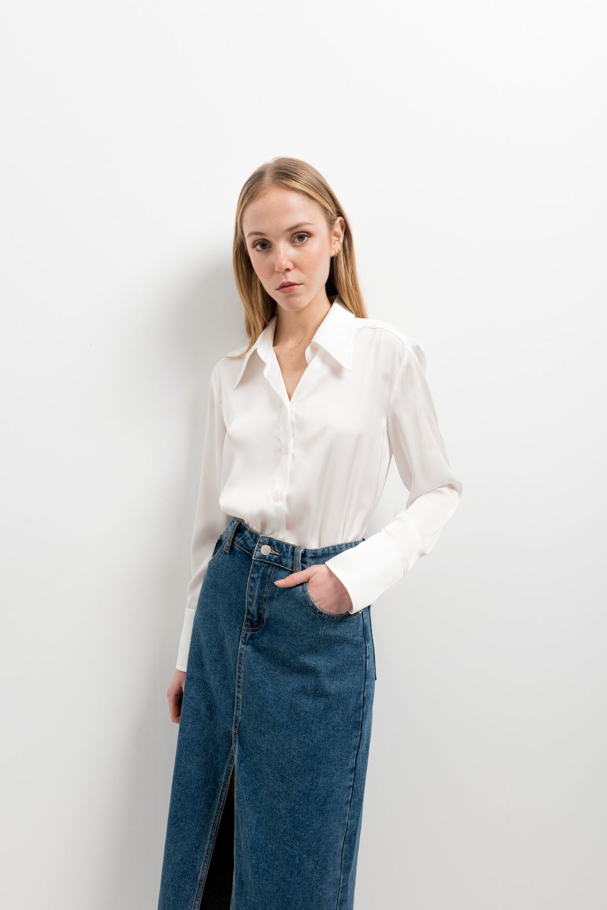 CAMISA SATINADA