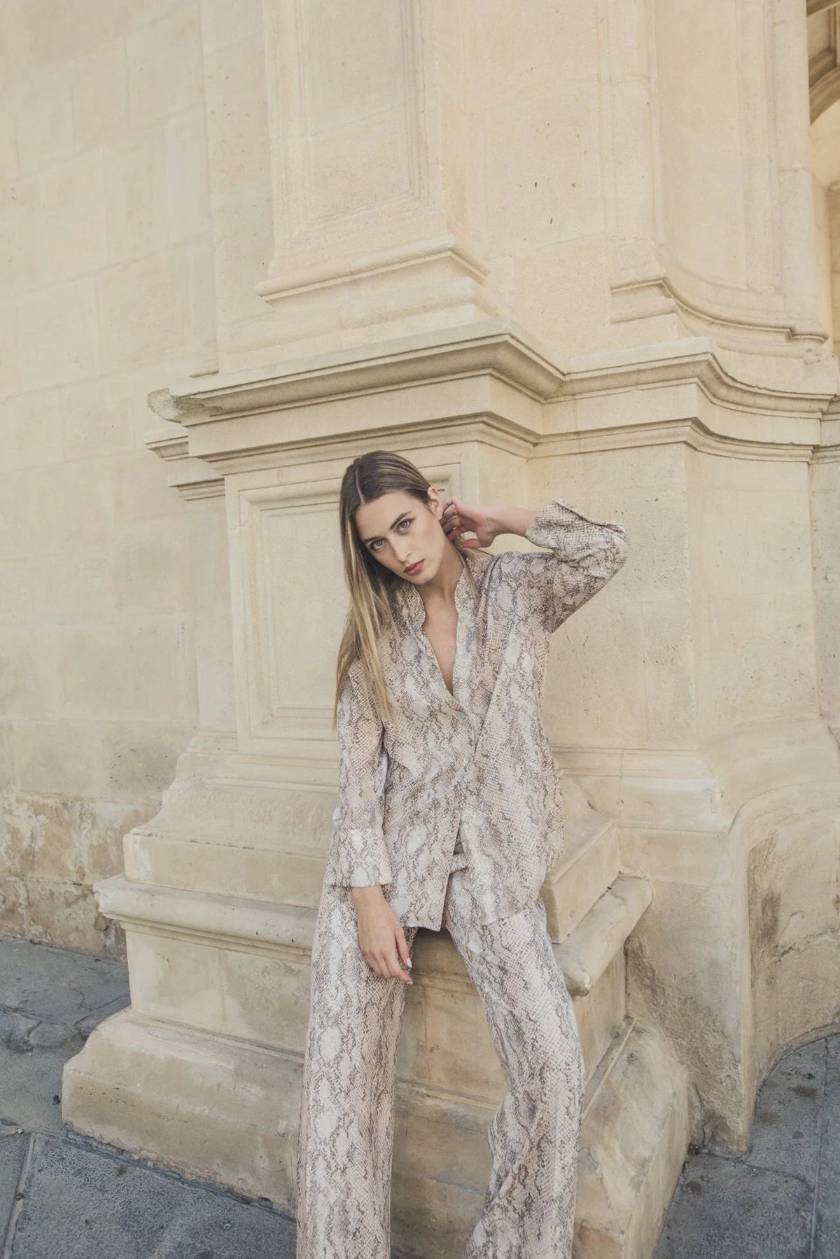 PANTALONS À IMPRIMÉS ANIMALIERS