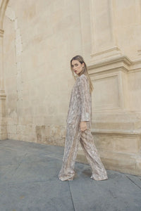 PANTALONS À IMPRIMÉS ANIMALIERS