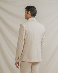 CHAQUETA TRAJE BEIGE
