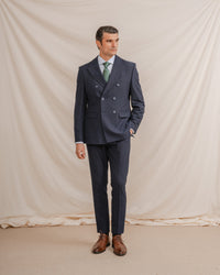 CHAQUETA CRUZADA TRAJE AZUL