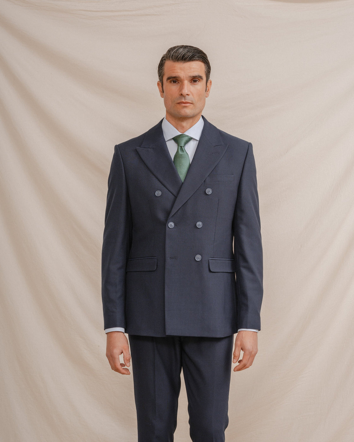 CHAQUETA CRUZADA TRAJE AZUL