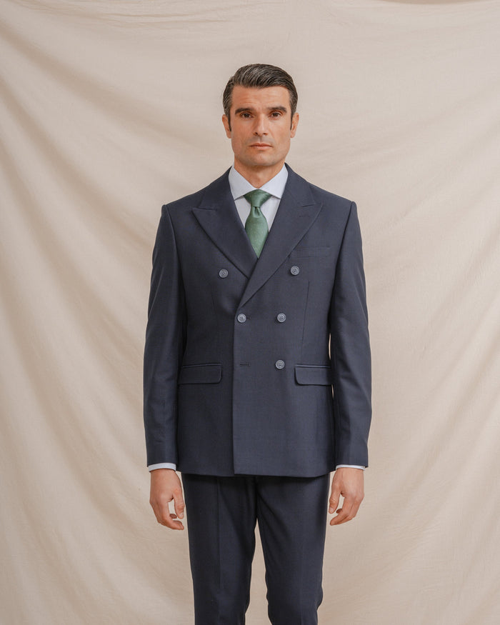 CHAQUETA CRUZADA TRAJE AZUL