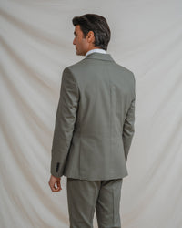 CHAQUETA CRUZADA TRAJE VERDE