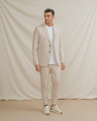 BLAZER CASUAL ESTRUCTURA BEIGE
