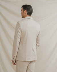 BLAZER CASUAL ESTRUCTURA BEIGE