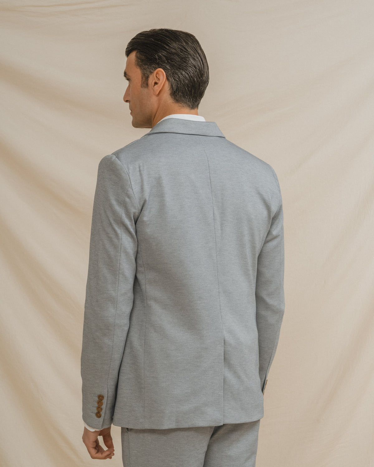 BLAZER CASUAL ESTRUCTURA CELESTE