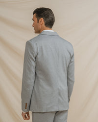 BLAZER CASUAL ESTRUCTURA CELESTE