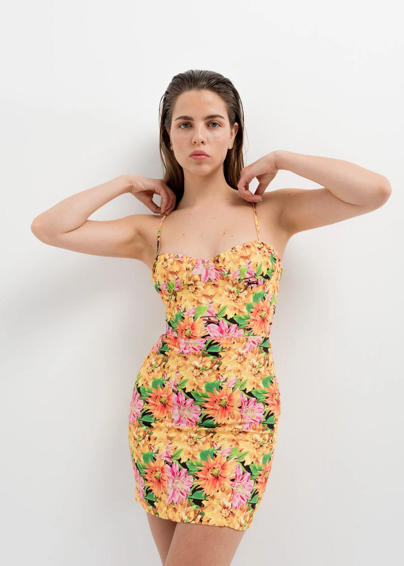 ROBE CORSET IMPRIMÉE