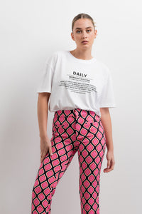 PANTALÓN MINI FLARE ESTAMPADO