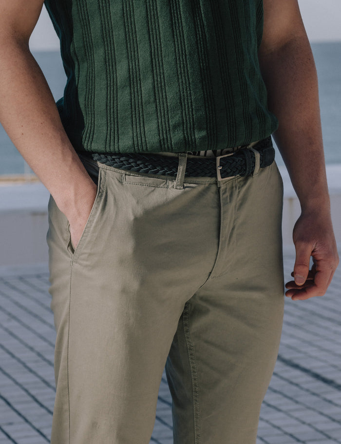 CHINO SKINNY VERDE