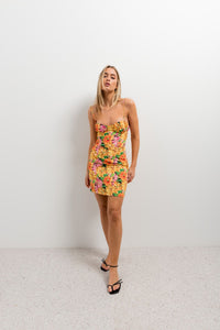 ROBE CORSET IMPRIMÉE