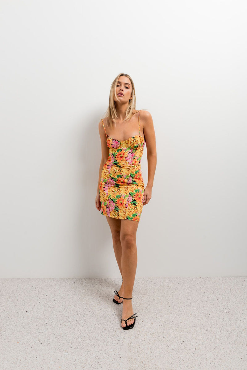 ROBE CORSET IMPRIMÉE