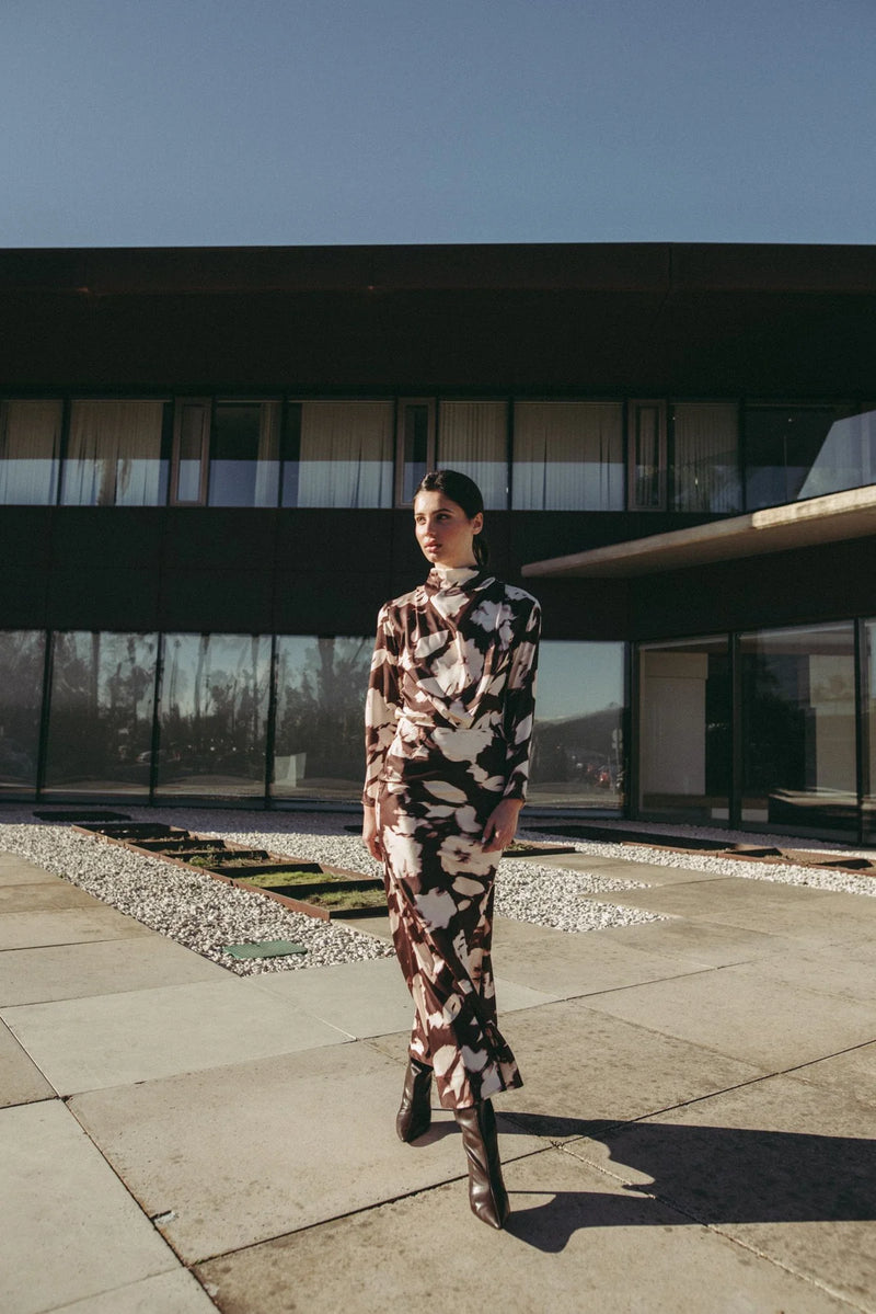 JUPE LONGUE IMPRIMÉE