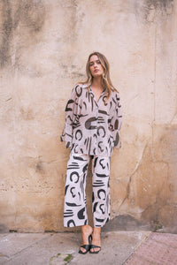 CHEMISE EN CHIFFON IMPRIMÉ