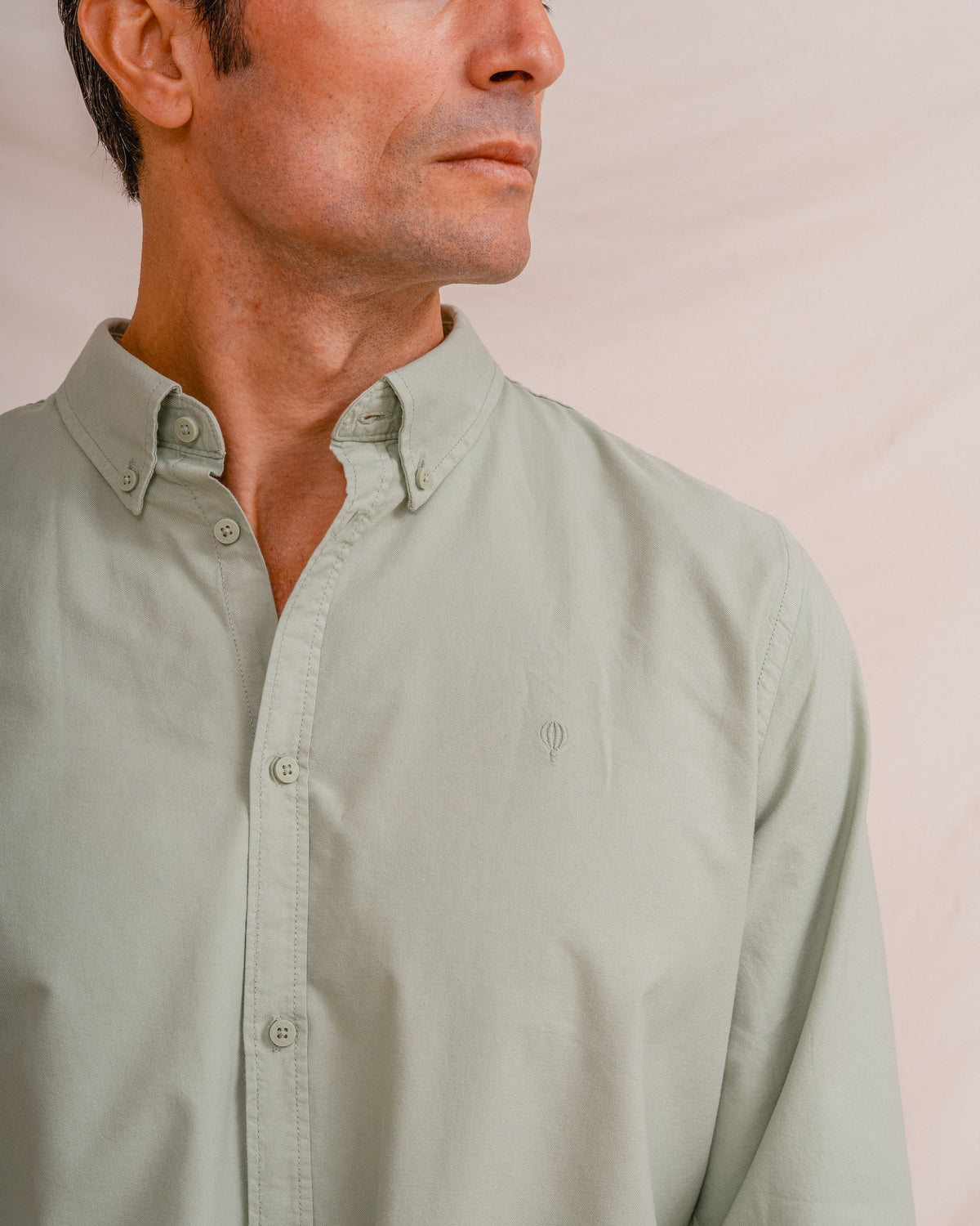 CAMISA OXFORD VERDE