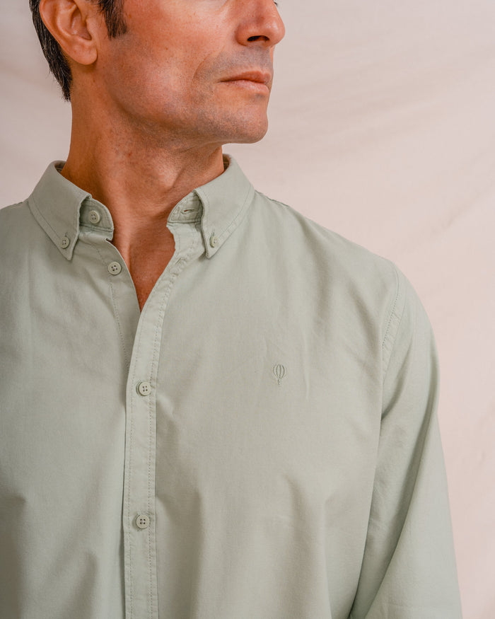 CAMISA OXFORD VERDE
