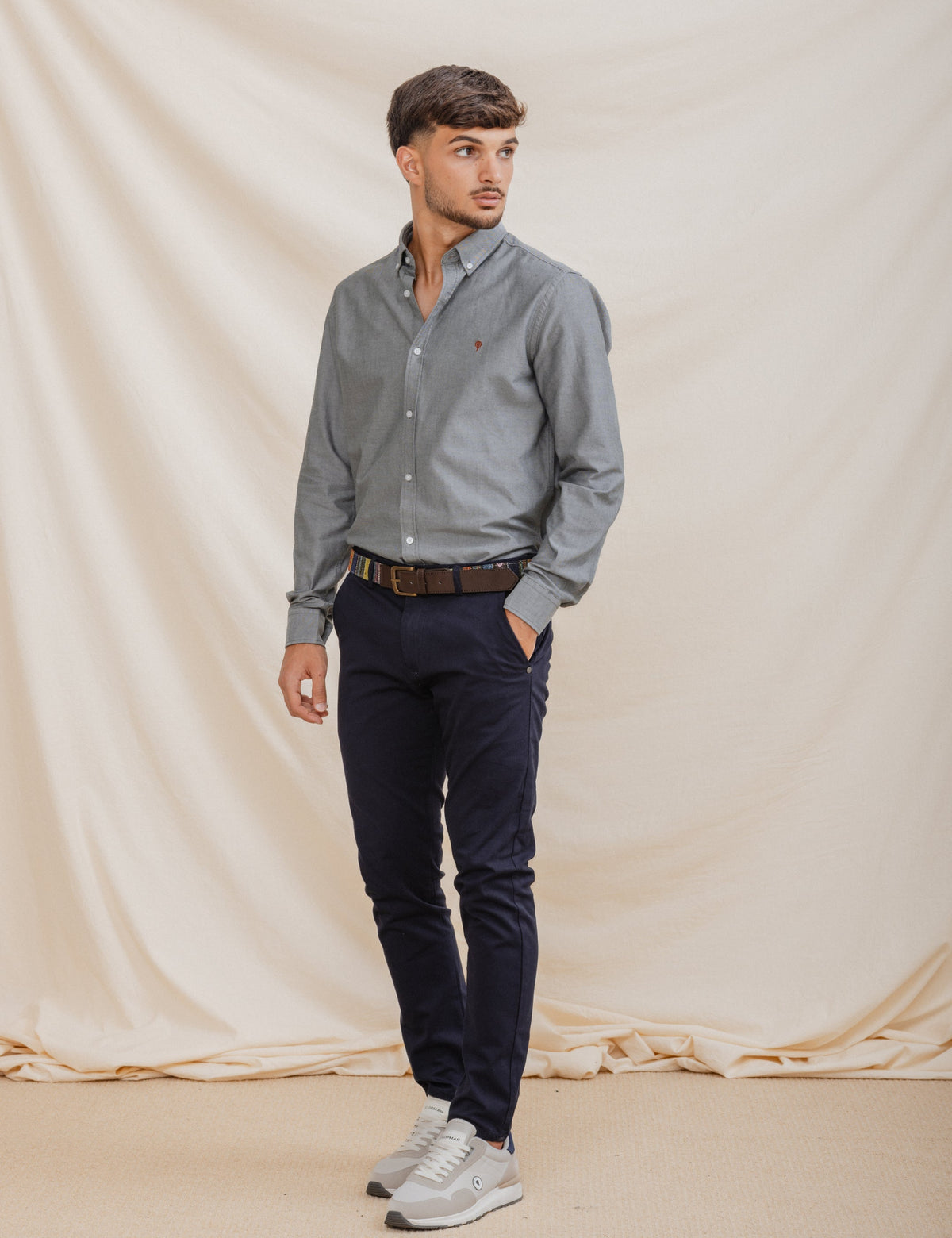 CAMISA OXFORD VERDE