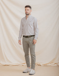 CAMISA OXFORD BEIGE