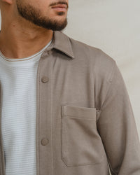 SOBRECAMISA PUNTO BEIGE