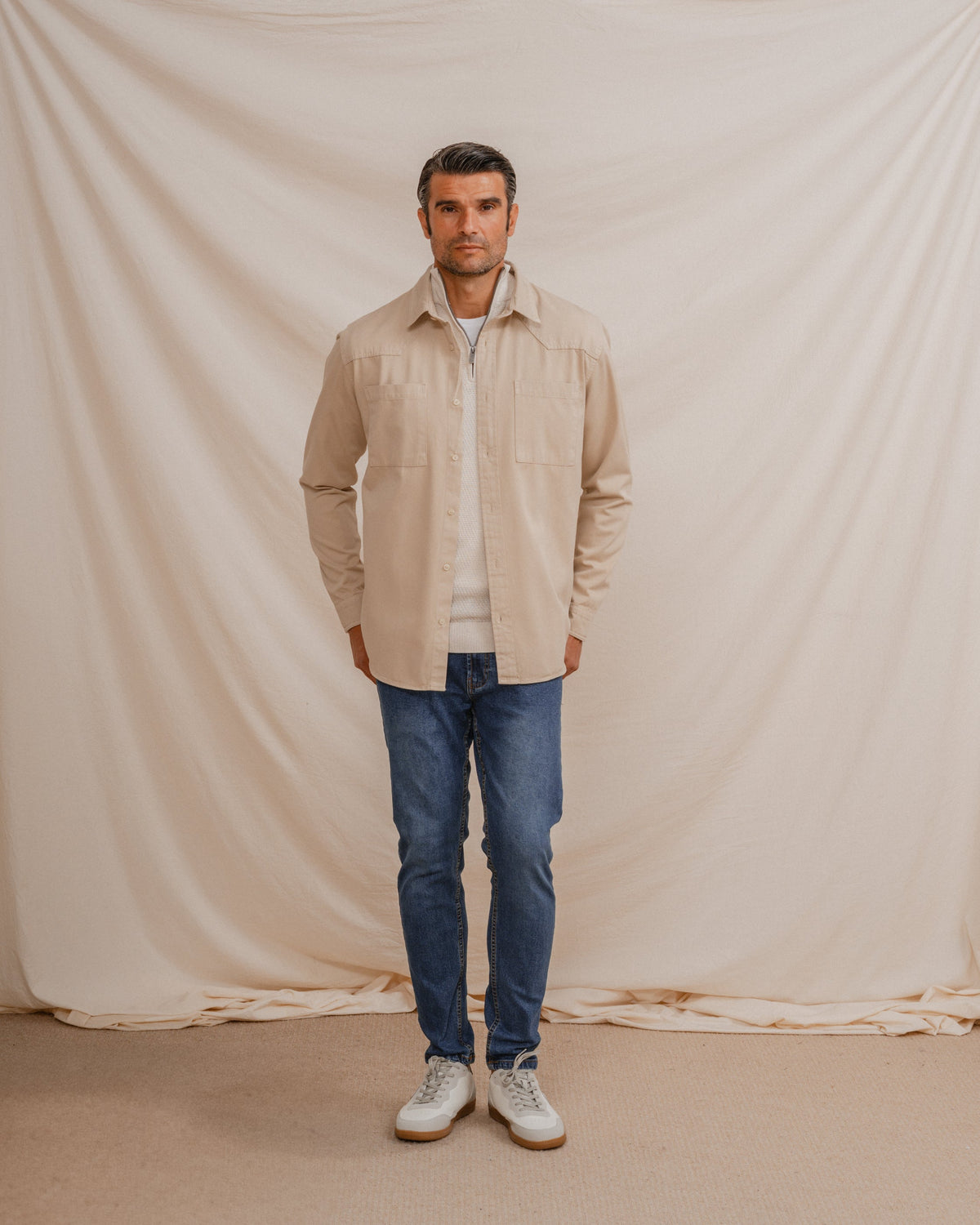 SOBRECAMISA BEIGE