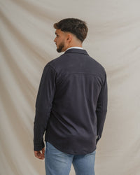 SOBRECAMISA PUNTO AZUL