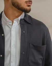 SOBRECAMISA PUNTO AZUL