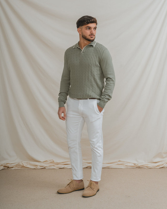 POLO TRICOT VERDE