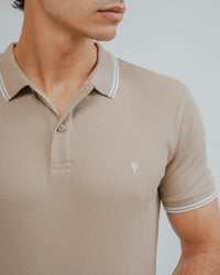 POLO ESTRUCTURA BEIGE