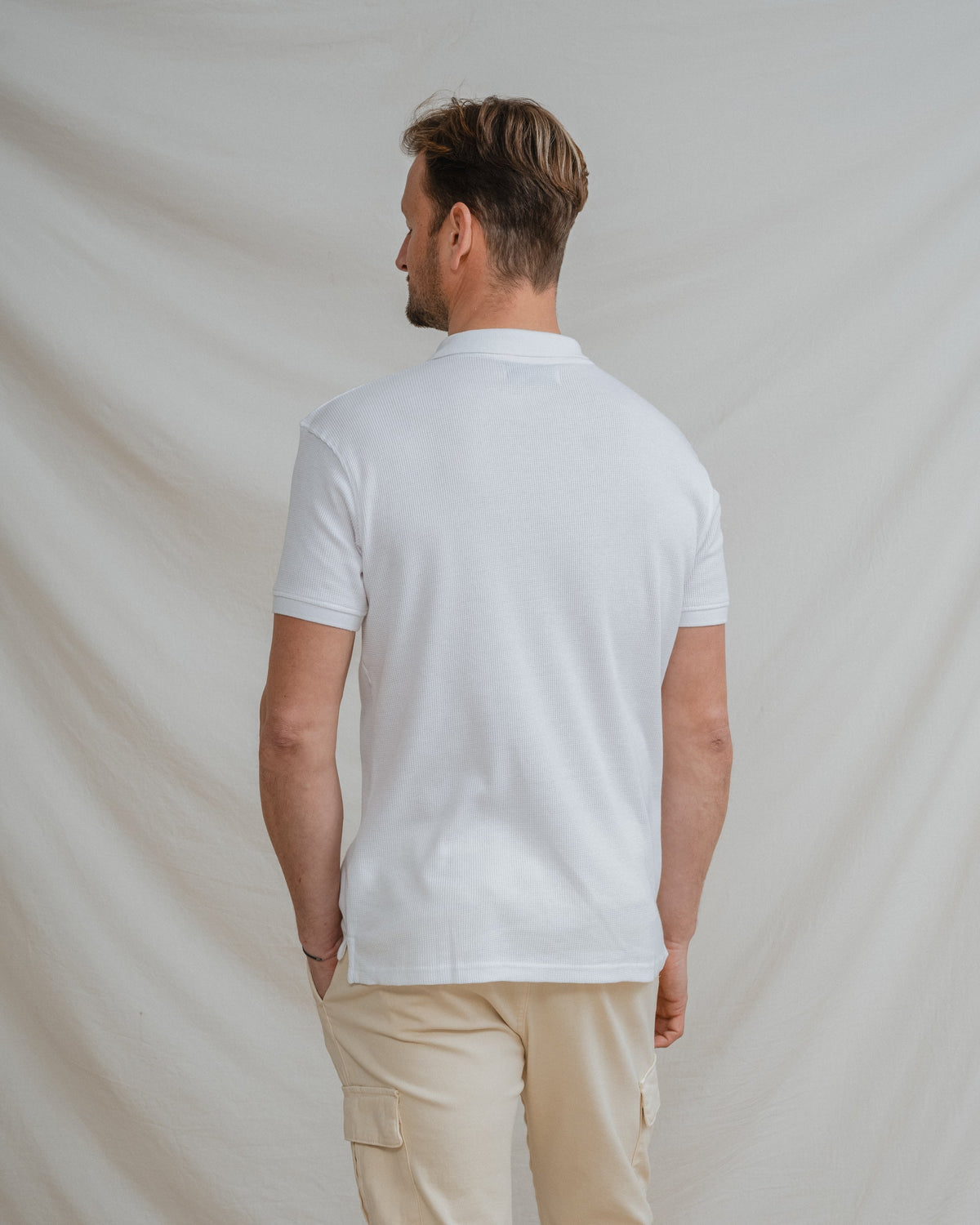 POLO ESTRUCTURA BLANCO