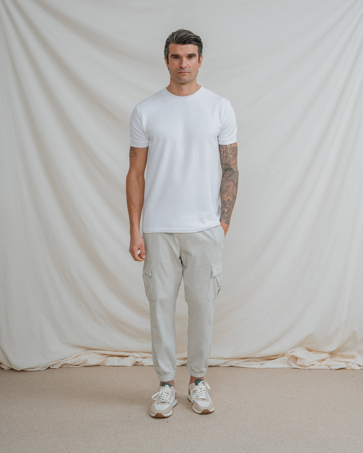 CAMISETA ESTRUCTURA BLANCA