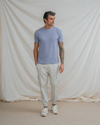 CAMISETA ESTRUCTURA CELESTE