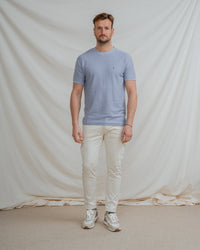 CAMISETA TEXTURA CELESTE