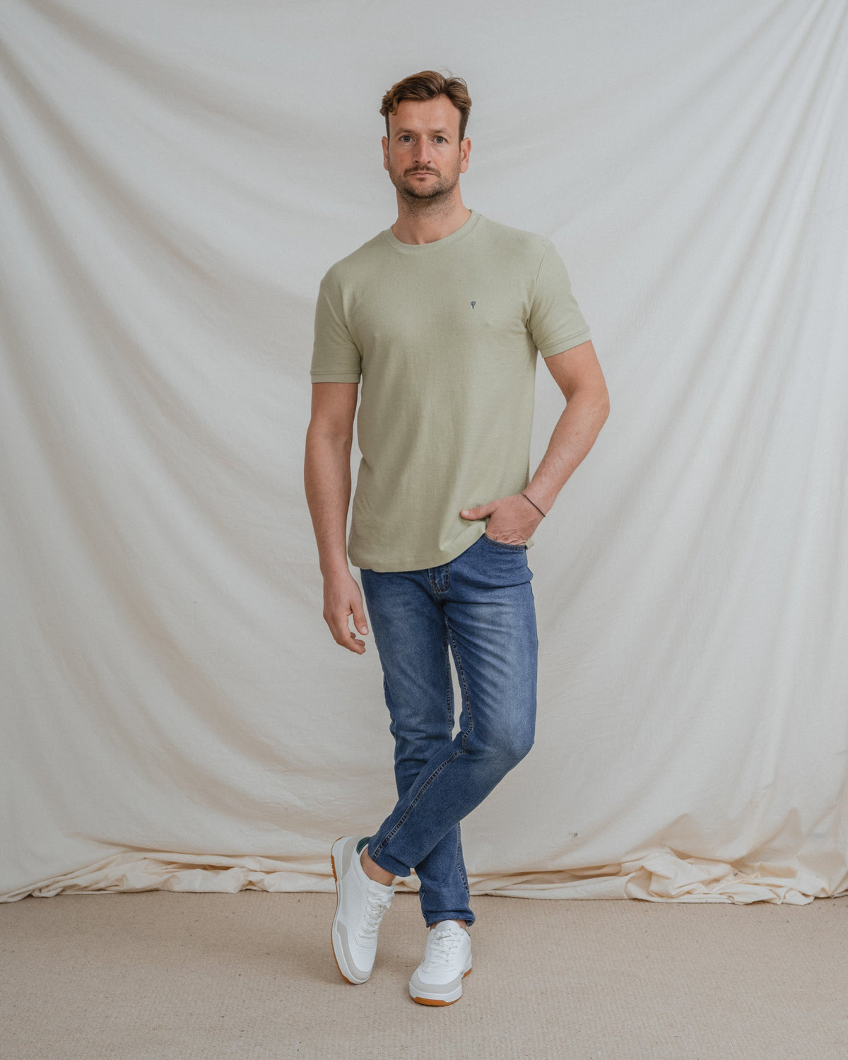 CAMISETA TEXTURA VERDE