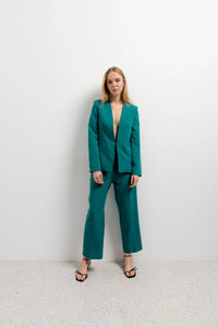 BLAZER AJUSTÉ SANS REVERS