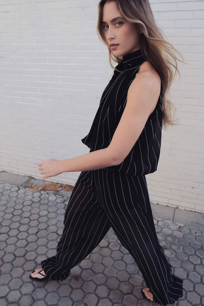 PANTALONS PARE-CHOCS À RAYURES