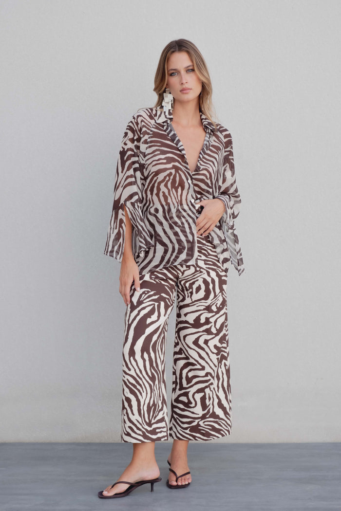 PANTALÓN CULOTTE ESTAMPADO