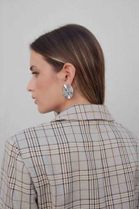 VESTE COURTE À CARREAUX