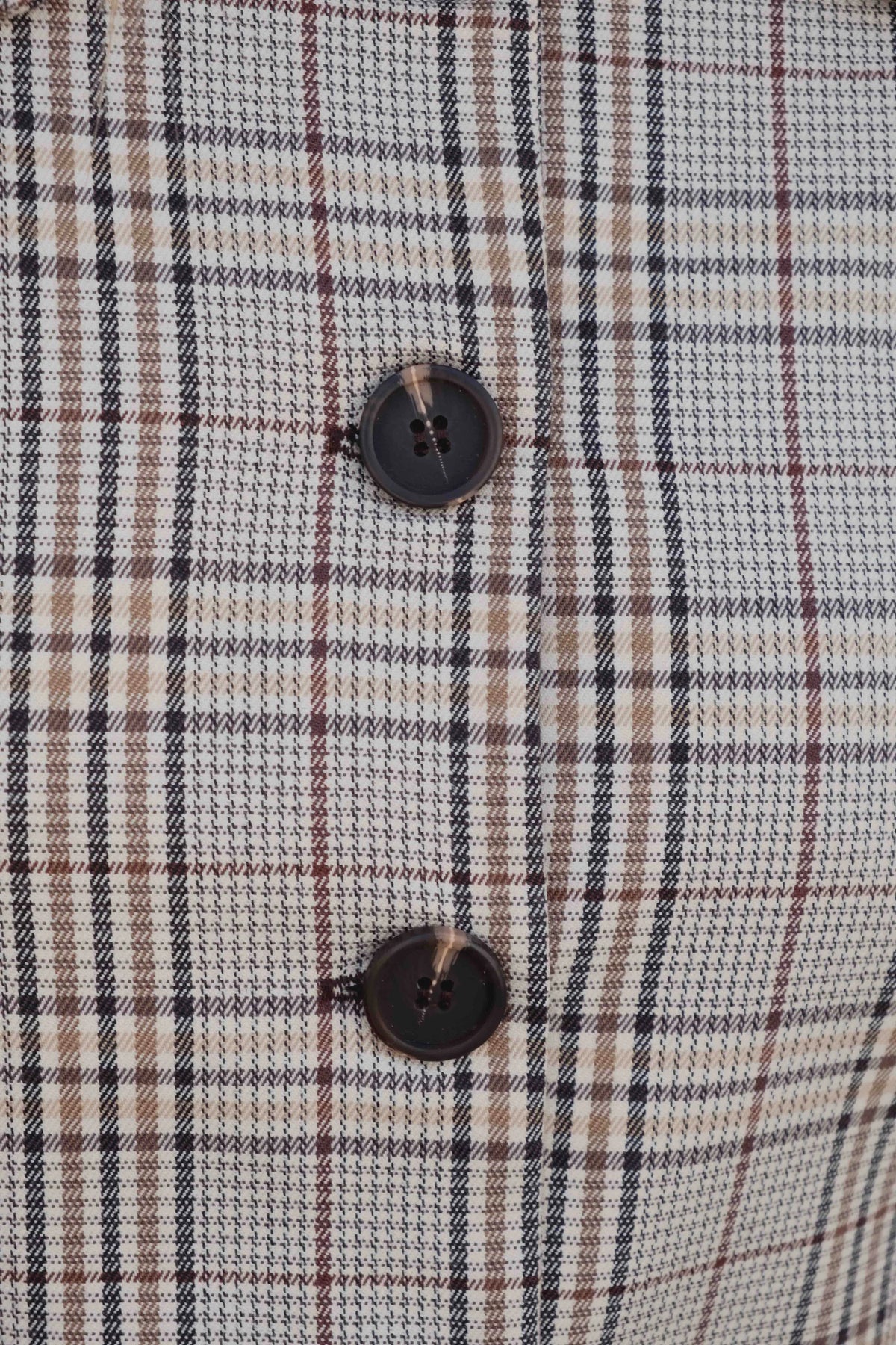 VESTE COURTE À CARREAUX