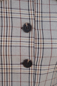 VESTE COURTE À CARREAUX