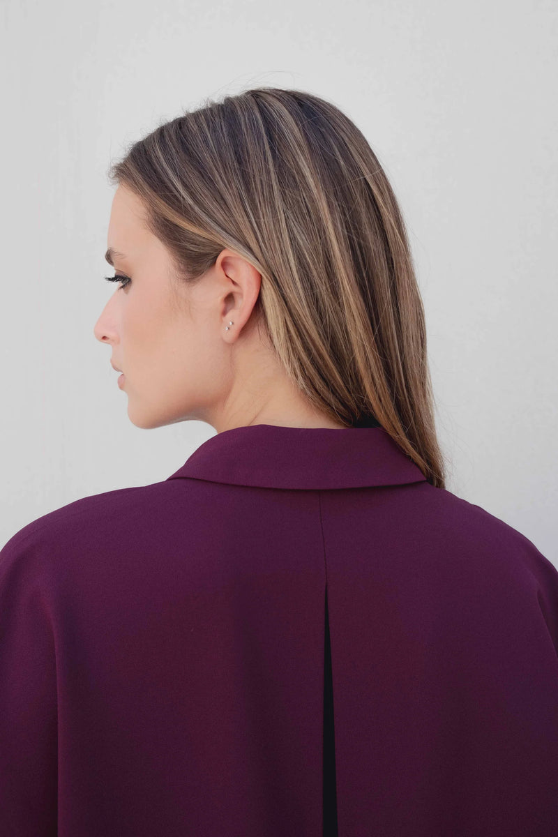 CHEMISE À MANCHES ROULETTES