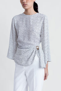 CHEMISE À APPLIQUÉS DORÉS