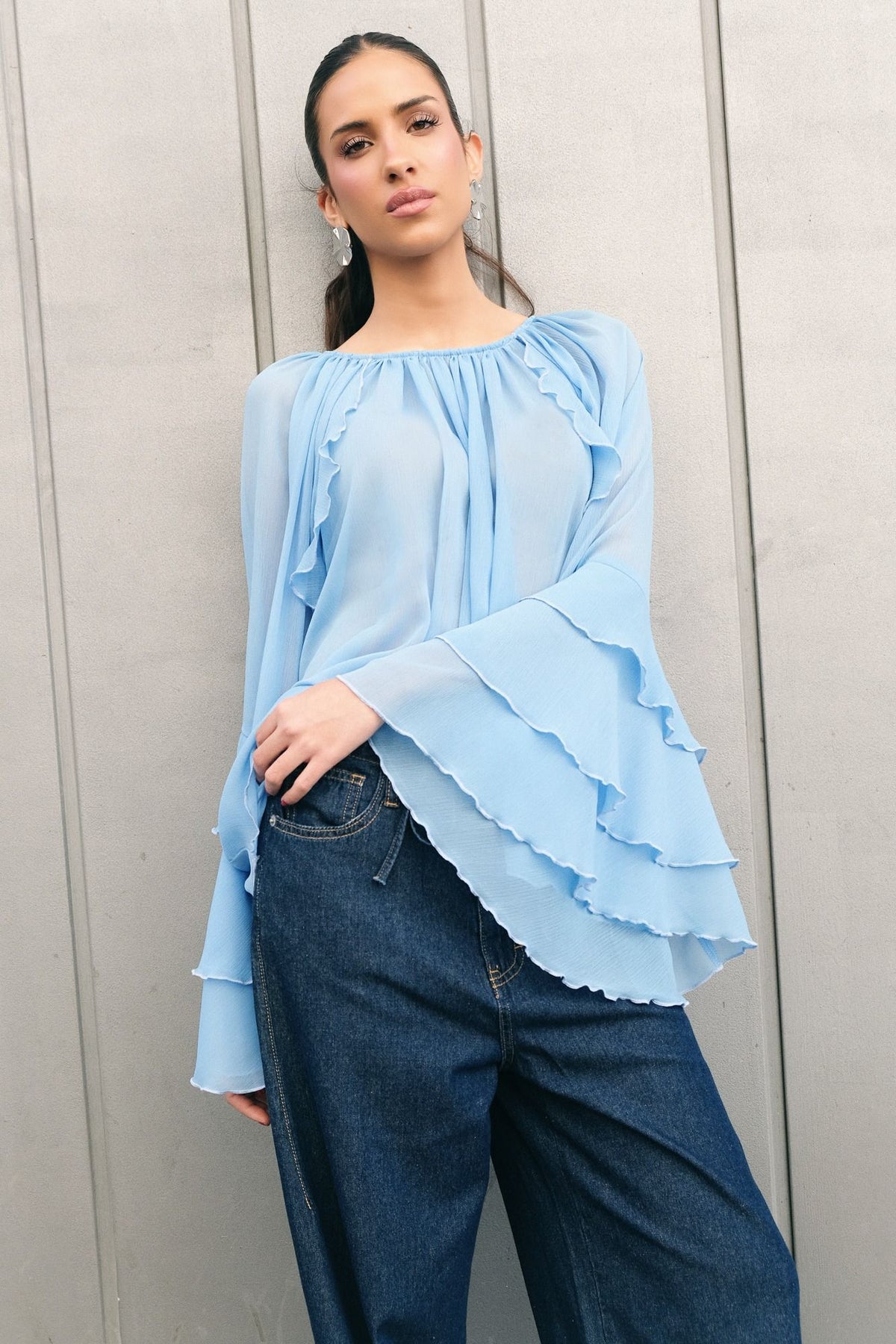 BLUSA VOLANTES