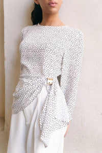 CHEMISE À APPLIQUÉS DORÉS