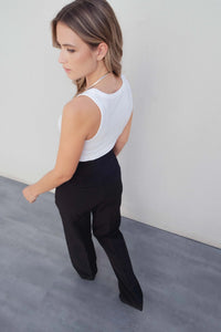 PANTALONS BASIQUES À JAMBES DROITES