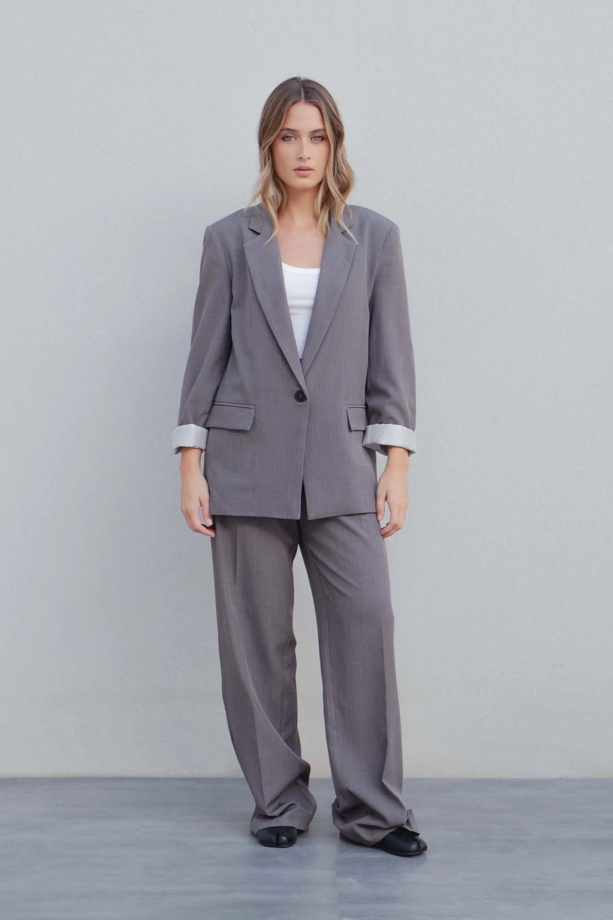 BLAZER À POIGNETS IMPRIMÉS