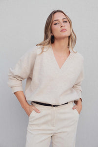 PANTALONS EN VELOURS CÔTELÉ DROIT