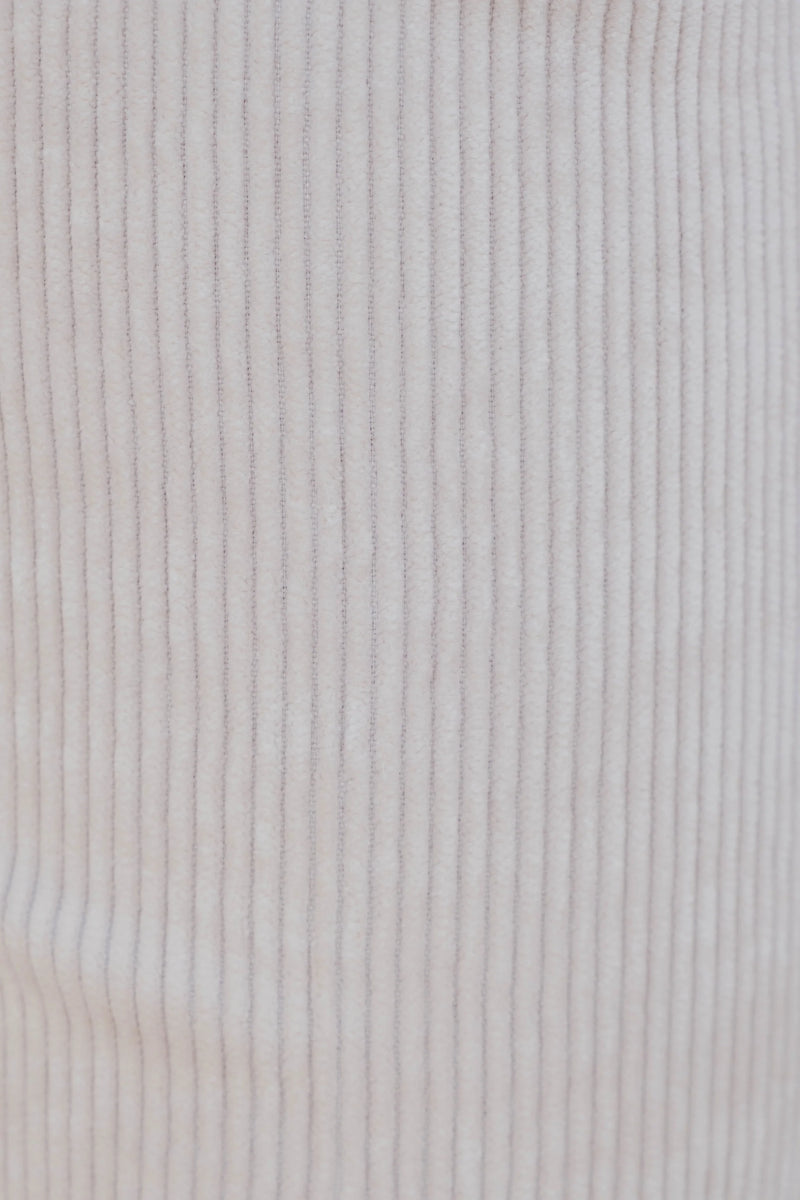 PANTALONS EN VELOURS CÔTELÉ DROIT